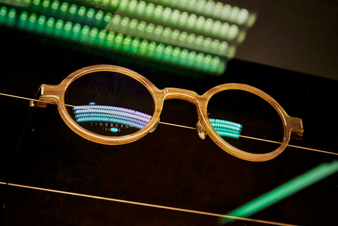 Close up of LINDBERG frames InnerVision Eyewear THE LINDBERG SHOP.