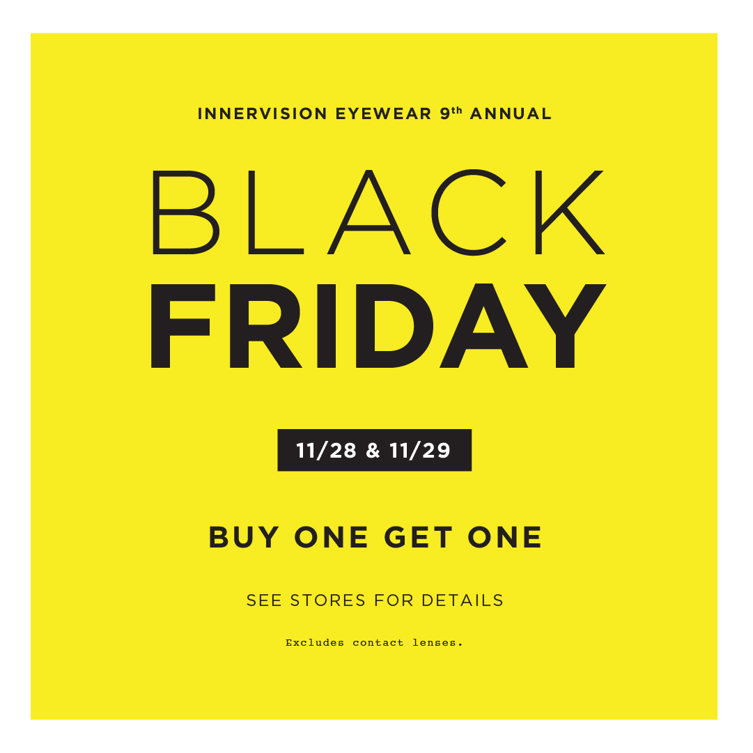 Black Friday BOGO sale. 11/28 - 11/29.